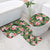 Pineapple Skull Aloha Hawaii Bathroom Set Summer Vibes Tropical Seamless Pattern - Polynesian Pride