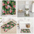 Pineapple Skull Aloha Hawaii Bathroom Set Summer Vibes Tropical Seamless Pattern - Polynesian Pride