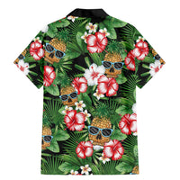 Pineapple Skull Aloha Hawaii Family Matching Mermaid Dress and Hawaiian Shirt Summer Vibes Tropical Seamless Pattern - Polynesian Pride