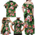 Pineapple Skull Aloha Hawaii Family Matching Off Shoulder Maxi Dress and Hawaiian Shirt Summer Vibes Tropical Seamless Pattern - Polynesian Pride