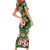Pineapple Skull Aloha Hawaii Family Matching Short Sleeve Bodycon Dress and Hawaiian Shirt Summer Vibes Tropical Seamless Pattern - Polynesian Pride