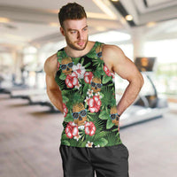 Pineapple Skull Aloha Hawaii Men Tank Top Summer Vibes Tropical Seamless Pattern - Polynesian Pride