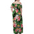 Pineapple Skull Aloha Hawaii Off Shoulder Maxi Dress Summer Vibes Tropical Seamless Pattern - Polynesian Pride