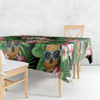 Pineapple Skull Aloha Hawaii Tablecloth Summer Vibes Tropical Seamless Pattern - Polynesian Pride