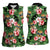 Pineapple Skull Aloha Hawaii Women Sleeveless Polo Shirt Summer Vibes Tropical Seamless Pattern - Polynesian Pride