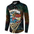 Aloha Hawaii Surfing Skull Button Sweatshirt Shaka Skeleton Ride The Waves - Polynesian Pride