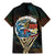 Aloha Hawaii Surfing Skull Family Matching Mermaid Dress and Hawaiian Shirt Shaka Skeleton Ride The Waves - Polynesian Pride