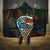 Aloha Hawaii Surfing Skull Hooded Blanket Shaka Skeleton Ride The Waves - Polynesian Pride