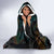 Aloha Hawaii Surfing Skull Hooded Blanket Shaka Skeleton Ride The Waves - Polynesian Pride