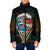 Aloha Hawaii Surfing Skull Padded Jacket Shaka Skeleton Ride The Waves - Polynesian Pride