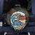 Aloha Hawaii Surfing Skull Spare Tire Cover Shaka Skeleton Ride The Waves - Polynesian Pride