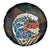Aloha Hawaii Surfing Skull Spare Tire Cover Shaka Skeleton Ride The Waves - Polynesian Pride