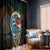 Aloha Hawaii Surfing Skull Window Curtain Shaka Skeleton Ride The Waves - Polynesian Pride