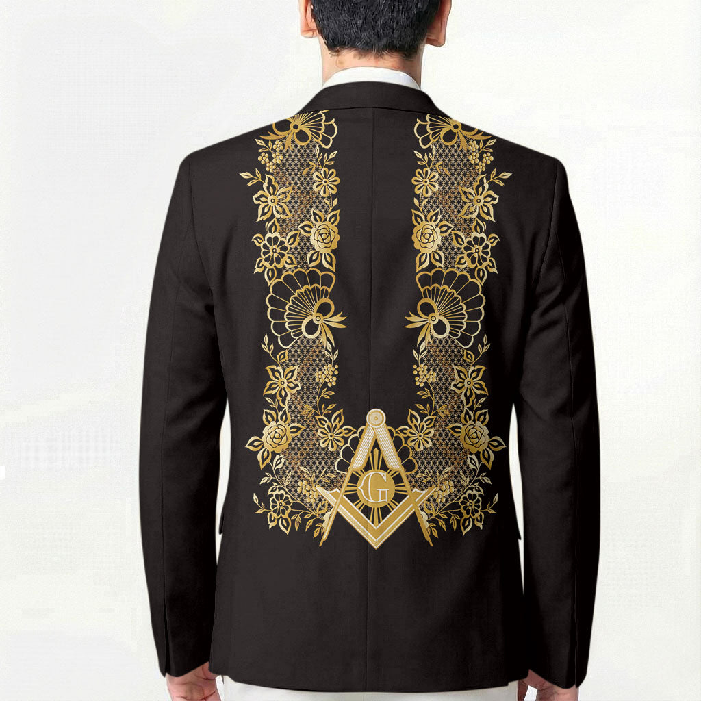 Personalised Filipino Freemasonry Blazer Masonic Barong Tagalog Inspired Ivory White LT14 - Polynesian Pride