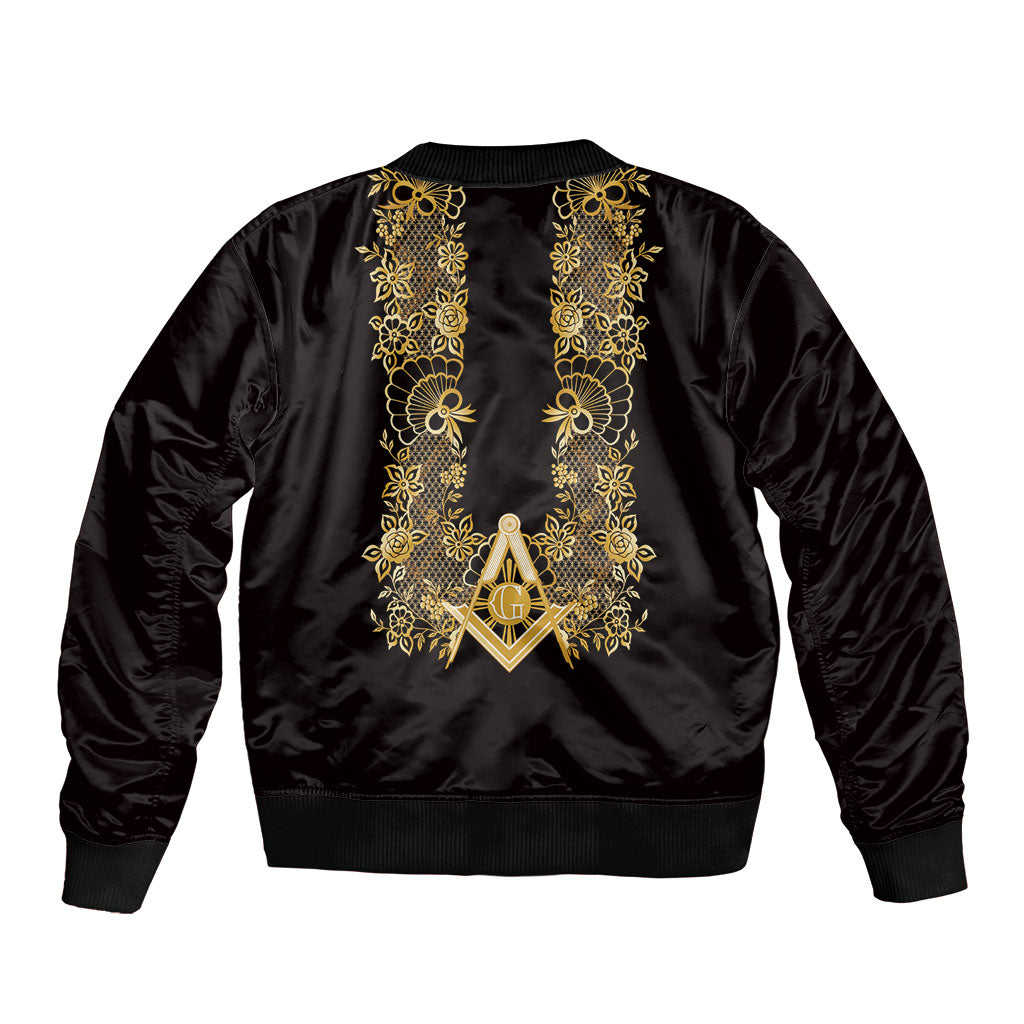 Personalised Filipino Freemasonry Bomber Jacket Masonic Barong Tagalog Inspired Ivory White LT14 - Polynesian Pride