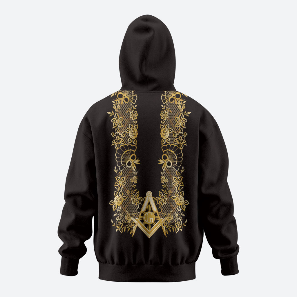 Personalised Filipino Freemasonry Hoodie Masonic Barong Tagalog Inspired Ivory White LT14 - Polynesian Pride