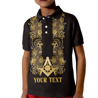 Personalised Filipino Freemasonry Kid Polo Shirt Masonic Barong Tagalog Inspired Ivory White LT14 Kid Ivory White - Polynesian Pride