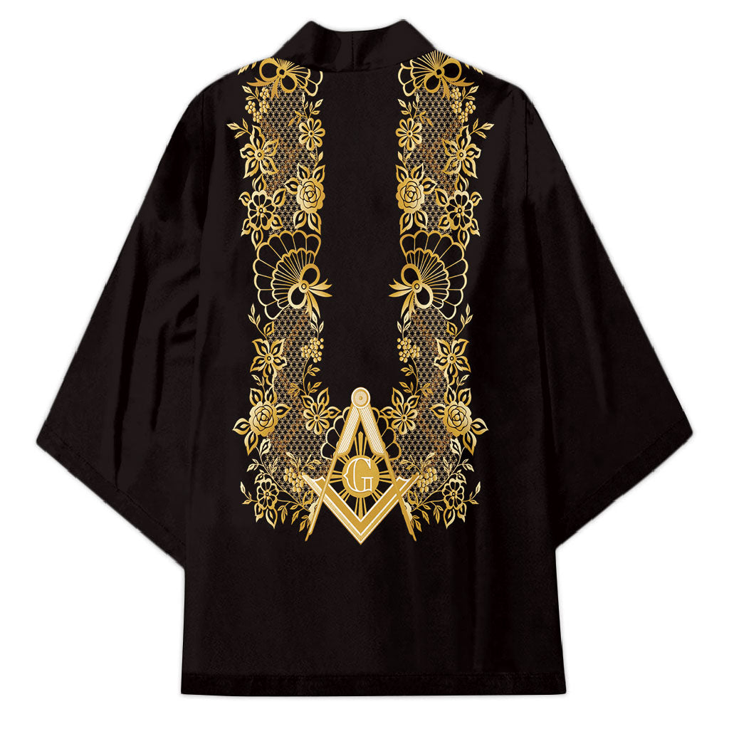 Personalised Filipino Freemasonry Kimono Masonic Barong Tagalog Inspired Ivory White LT14 - Polynesian Pride