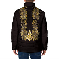 Personalised Filipino Freemasonry Padded Jacket Masonic Barong Tagalog Inspired Ivory White LT14 - Polynesian Pride