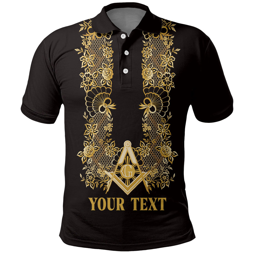 Personalised Filipino Freemasonry Polo Shirt Masonic Barong Tagalog Inspired Ivory White LT14 Ivory White - Polynesian Pride
