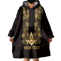 Personalised Filipino Freemasonry Wearable Blanket Hoodie Masonic Barong Tagalog Inspired Ivory White LT14 - Polynesian Pride