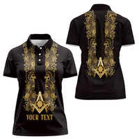 Personalised Filipino Freemasonry Women Polo Shirt Masonic Barong Tagalog Inspired Ivory White LT14 - Polynesian Pride