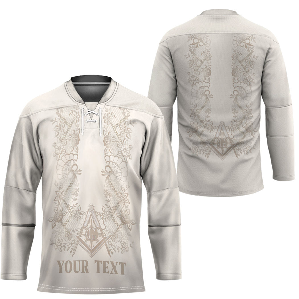 Personalised Filipino Freemasonry Hockey Jersey Masonic Barong Tagalog Inspired Black LT14 - Polynesian Pride