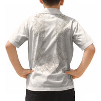 Personalised Filipino Freemasonry Kid Hawaiian Shirt Masonic Barong Tagalog Inspired Black LT14 - Polynesian Pride