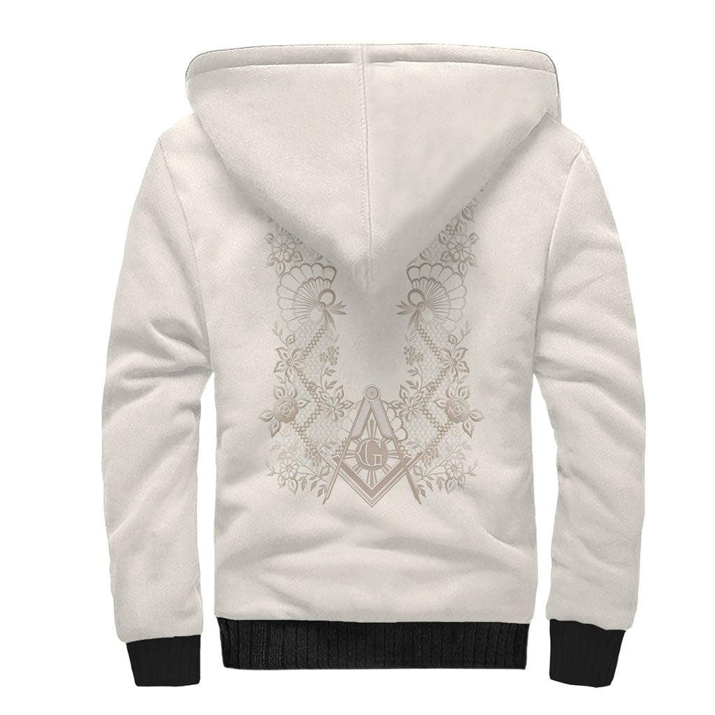 Personalised Filipino Freemasonry Sherpa Hoodie Masonic Barong Tagalog Inspired Black LT14 - Polynesian Pride