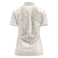 Personalised Filipino Freemasonry Women Polo Shirt Masonic Barong Tagalog Inspired Black LT14 - Polynesian Pride