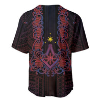 Personalised Philippines Barong Tagalog Freemasonry Baseball Jersey Filipino Masonic Polynesian Pattern LT14 - Polynesian Pride