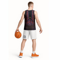 Personalised Philippines Barong Tagalog Freemasonry Basketball Jersey Filipino Masonic Polynesian Pattern LT14 - Polynesian Pride