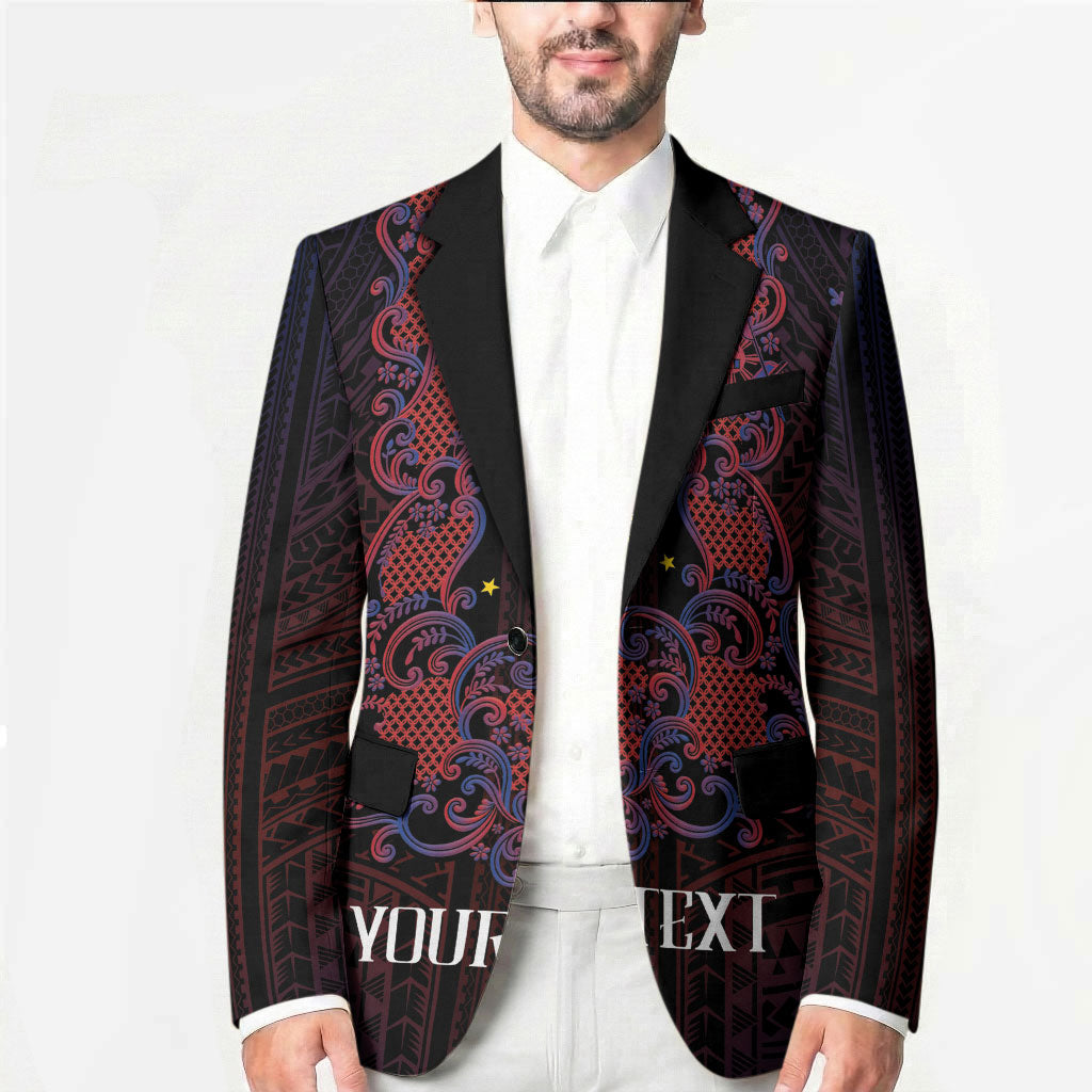 Personalised Philippines Barong Tagalog Freemasonry Blazer Filipino Masonic Polynesian Pattern LT14 - Polynesian Pride