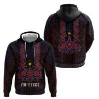 Personalised Philippines Barong Tagalog Freemasonry Hoodie Filipino Masonic Polynesian Pattern LT14 - Polynesian Pride