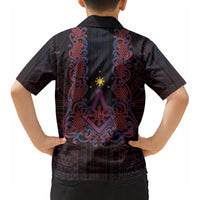 Personalised Philippines Barong Tagalog Freemasonry Kid Hawaiian Shirt Filipino Masonic Polynesian Pattern LT14 - Polynesian Pride