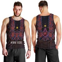 Personalised Philippines Barong Tagalog Freemasonry Men Tank Top Filipino Masonic Polynesian Pattern LT14 - Polynesian Pride