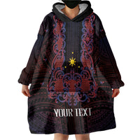 Personalised Philippines Barong Tagalog Freemasonry Wearable Blanket Hoodie Filipino Masonic Polynesian Pattern LT14 - Polynesian Pride