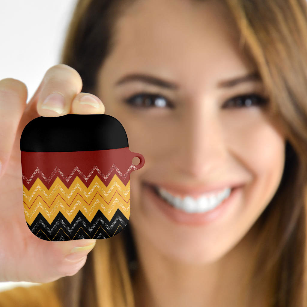 Kaokao Maori Tukutuku Inspired New Zealand AirPods Case LT14 - Polynesian Pride