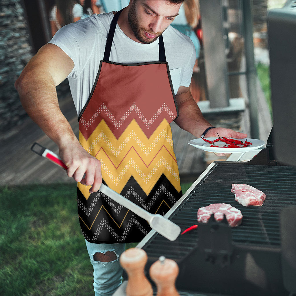 Kaokao Maori Tukutuku Inspired New Zealand Apron LT14 - Polynesian Pride