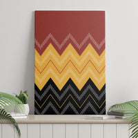 Kaokao Maori Tukutuku Inspired New Zealand Canvas Wall Art