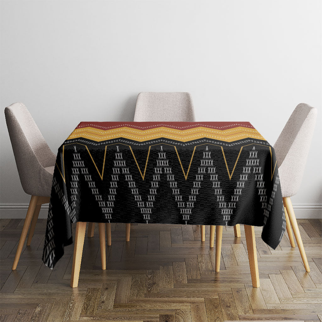 Kaokao Maori Tukutuku Inspired New Zealand Tablecloth LT14 - Polynesian Pride