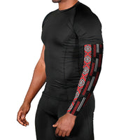 Roimata Toroa Maori Taniko Inspired New Zealand Arm Sleeves LT14 - Polynesian Pride