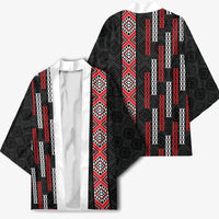 Roimata Toroa Maori Taniko Inspired New Zealand Kimono