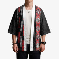Roimata Toroa Maori Taniko Inspired New Zealand Kimono
