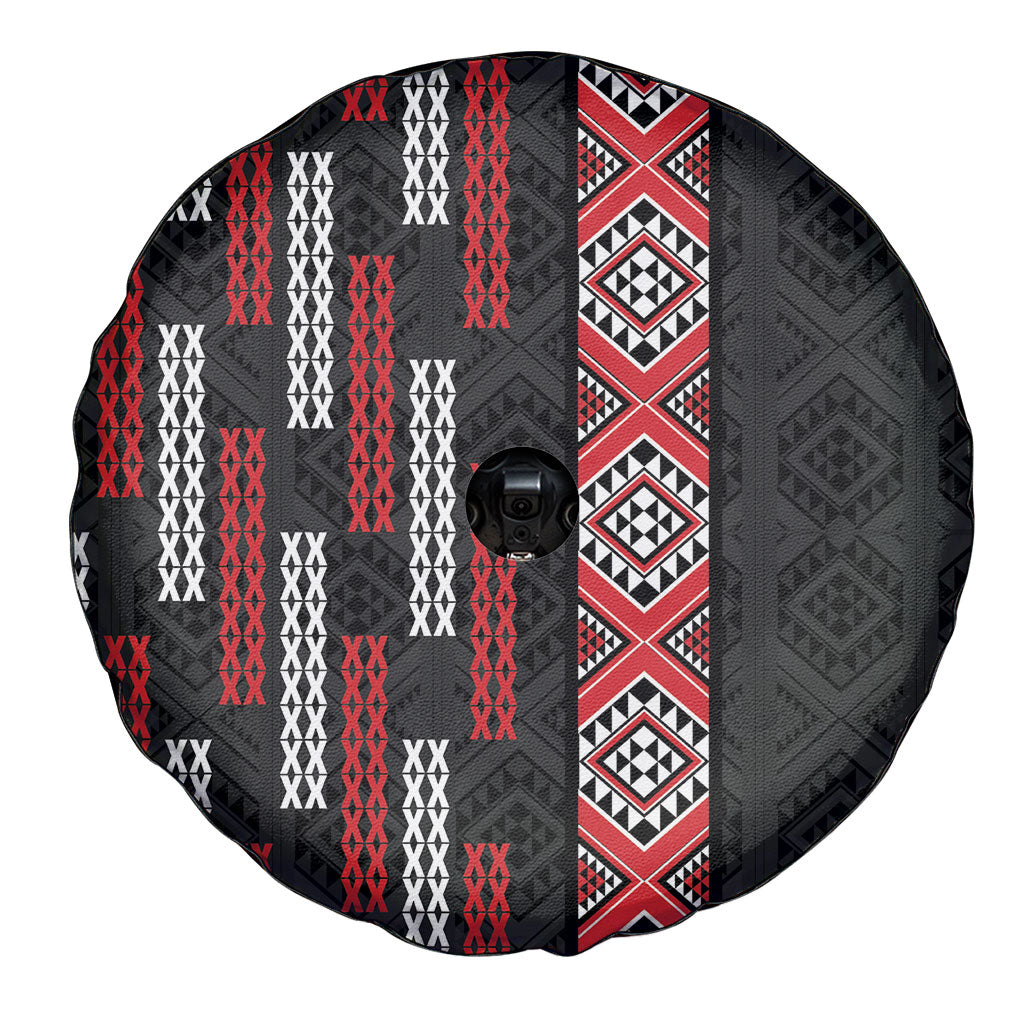 Roimata Toroa Maori Taniko Inspired New Zealand Spare Tire Cover LT14 - Polynesian Pride