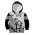 Fiji Tapa Rugby Kid Hoodie Flying Fijian 2023 World Cup With Dabbing Ball LT14 - Polynesian Pride