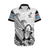 Custom Fiji Tapa Rugby Hawaiian Shirt Flying Fijian 2023 World Cup With Dabbing Ball LT14 White - Polynesian Pride