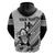 Custom Fiji Tapa Rugby Hoodie Flying Fijian 2023 World Cup With Dabbing Ball LT14 - Polynesian Pride