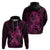 Polynesia Breast Cancer Awareness Hoodie No One Fights Alone Pink Ribbon With Butterfly LT14 - Polynesian Pride