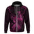 Polynesia Breast Cancer Awareness Hoodie No One Fights Alone Pink Ribbon With Butterfly LT14 - Polynesian Pride